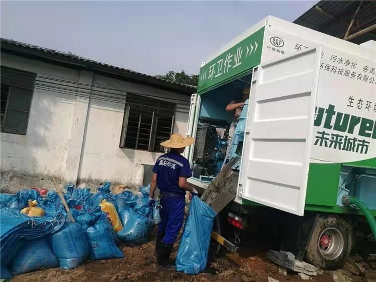 桂阳工业污泥压干处理